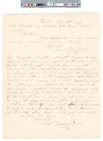 B06F25 - Correspondence from Samuel L. Fowler resigning from the Union Library Company after his death, 1839-07-28