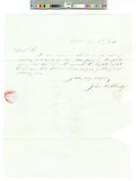 B06F27 - Correspondence from John C. Clark regarding cost estimate for printing 1,000 pamphlets, 1841-08-05