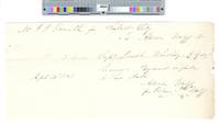 B06F33 - Account and receipts from Aaron Wolff for whiskey and other liquor, 1843-04-1844-10