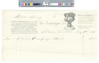 B06F38 - Receipts from George Zantzinger for brandy and other liquor, 1844-04-1845-07