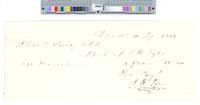 B06F40 - Receipt from J. K. Eyre for segars, 1844-09-10