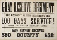 Philadelphia City Guard! 157 157 : 157th Regiment, Pennsylvania Vols. Col. Wm. A. Gray. Fall in! Fall in!! Fall in!!! "Your country calls in the hour of peril." Recruits wanted! This is the last regiment authorized by the War and State departments. $152 b