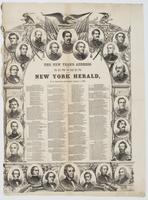 The New Year's address of the newsmen of the New York herald, to its subscribers and readers, January 1, 1862.