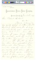 B08F45 - Correspondence from Allen Walden regarding delayed stone windowsills for Locust and Juniper branch, 1879-06-26