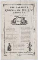 The Carrier's Christmas and New-Year rhymes to the patrons of the American Presbyterian. 1864-65