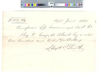 B06F75 - Order to pay George W. Toland, 1861-06-01