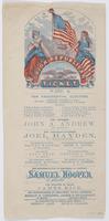 Union Republican 1864 ticket Ward 6. : For presidential electors. ... For governor. John A. Andrew, of Boston. ...