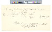 B05F54 - Order to pay Philadelphia county, city, and poor taxes, 1815