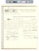 B05F66 - Order to pay E. Littell for books and book binding, 1829-01-02