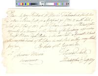 B05F67 - Order to pay Richard H. Morris for a certificate in the stock of the state, 1829-01-17
