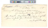 B05F71 - Order to pay Robert Hoare for painting tables, chairs, and around skylight, 1831