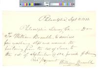 B06F07 - Order to pay William Bramble for washing steps and around the building, 1833-09-11