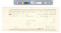 B06F08 - Receipt from Swope and Henwood from Alberson's Wharf for hickory wood, 1833-08-28