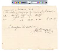 B05F36 - Extract from tax duplicates, 1803