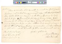 B10F29 - Rent notice from Carpenter's Company, 1783-02-15