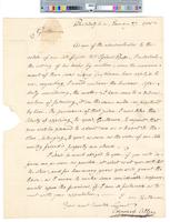 B10F32 - Correspondence from Edward Allen about renting space previously used as Robert Bell book store, 1785-01-27