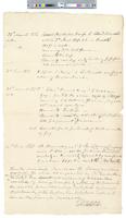 B10F33 - Fifth Street lot memo from William Rawle, circa 1786-1791
