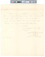 B10F34 - Correspondence from Andrew Brown to Benjamin Gibbs about tenancy in rental building, 1786-09-14