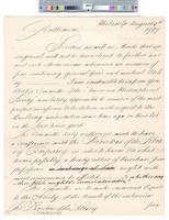 B10F35 - Correspondence from American Philosophical Society regarding a building on their lot in the State House yard, 1787-08-09