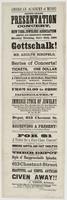 American Academy of Music Second grand presentation concert, : to be given under the management of the New York Jewelers' Association depot, 613 Chestnut Street, Monday evening, Oct'r 24th, 1864 on which occasion they will have the honor to present Mr L.M