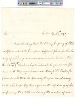 B10F42 - Correspondence from John Penn regarding lot near 9th Street and move to Library Hall, 1790-04-07