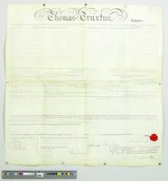 B10F61 - Deeds for Juniper and Locust property - Thomas Truxton to Christian Grambo; Christian Grambo and wife to George Worl, 1818