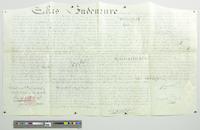B10F62 - Deeds for Juniper and Locust property and mortgage search - George Worl and wife to Joseph and Daniel Smith, and later to John Adams, 1822-1833