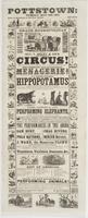 Grand metropolitan quadruple combination : consisting of Geo. F. Bailey & Co's extensive circus! with its star troupe of performers, splendid horses and gorgeous paraphernalia; Herr Driesbach's large and comprehensive menagerie! comprising a splendid coll