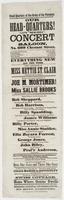 Head quarters of the Army of the Potomac Our Head-Quarters! (late "New Idea") Concert Saloon, : No. 609 Chestnut Street, (above Sixth.) Sole lessee and proprietor, Chas. St. Clair Superintendent, J.J. Fullerton Leader of orchestra, J.K. Search Stage manag