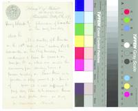B11F17 - Correspondence from William Henry Rawle to Henry Wharton regarding directors' approval of renting ground on Locust St., 1879-05-13