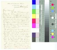 B11F20 - Correspondence from S. Kingston McCay regarding offer from New York parties to rent library building, 1880-03-27