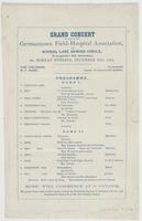 Grand concert in aid of the Germantown Field-Hospital Association, and the School Lane Sewing Circle, : at Langstroth's Hall, Germantown, on Monday evening, December 12th, 1864. Carl Wolfsohn, accompanist. M.F. Aledo, leader of instrumental septette. ... 