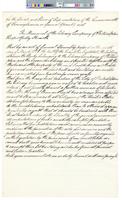 B10F64 - Petition to Pennsylvania Legislature requesting extension of property tax exemption, circa 1832