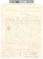 B10F66 - Correspondence from Sam. P. Griffitts, Jr. for Pennsylvania Fire Company and Fame Hose Company regarding rent, 1835-10-1835-11