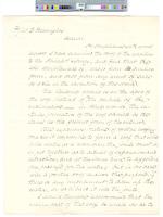 B10F69 - Correspondence from Thomas U. Walter regarding his inspection of the library's roof, 1836-04-20