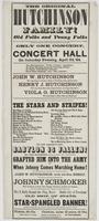 The original Hutchinson Family! Old folks and young folks : recently from their successful engagements in Boston, Eastern cities and Northern New York, before enthusiastic houses, announce with pleasure to their friends at this place that they will give o