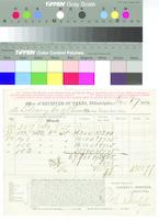 B11F15 - Property tax receipts for Library Company, 1879