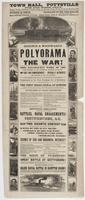 Town Hall, Pottsville for one week only, : Monday, Tuesday, Wednesday, Thursday, Friday and Saturday, ev'ngs, Feb. 1st, 2d, 3d, 4th, 5th & 6th, 1864 Tickets, 25 cents. Packages of six, one dollar Lecture to commence at half-past 7 o'clock. Doors open an h