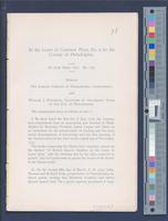 B13F23 - Bill in equity and newspaper clipping with affirmation of original decree; Library Company v. William J. Donohugh, circa 1878-03