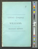 B13F08 - Master's report; Library Company v. Henry J. Williams, 1872-06-24
