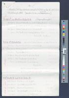 B13F10 - List of title papers to properties conveyed from Henry J. Williams, executor of Dr. James Rush, to Library Company, circa 1873-circa 1925