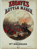 Zouaves battle march: op. 88; composed by Wm. Dressler.