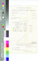 B22F36 - Librarian's report on book order #25 N.S., December 1, 1881, with receipts from vendors, 1881-11, undated