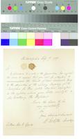 B25F07 - Correspondence from W. Jackson, Secretary of the U.S. Constitutional Convention, thanking for use of library, 1787-07-07