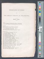B25F33 - Importation of books list, 1841-05