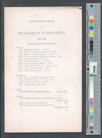 B25F38 - Importation of books list, with list of books procured in America by purchase or donation since March 1852, 1852-05