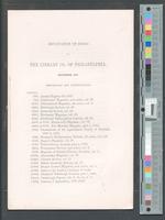 B25F42 - Importation of books list, with list of books procured in America by purchase or donation since April 1853, 1853-09