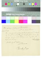 B27F08 - Account of James Pearson for surveying land to contain Loganian Library, 1792-07-1793-05