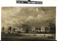 Girard College for orphans at Philadelphia, Penn. [graphic] / Designed and executed by Thomas U. Walter Archt. ; Engraved by A.W. Graham.