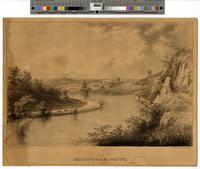 Reading from the south. [graphic] / Drawn from nature and on stone by T.K. Wharton.